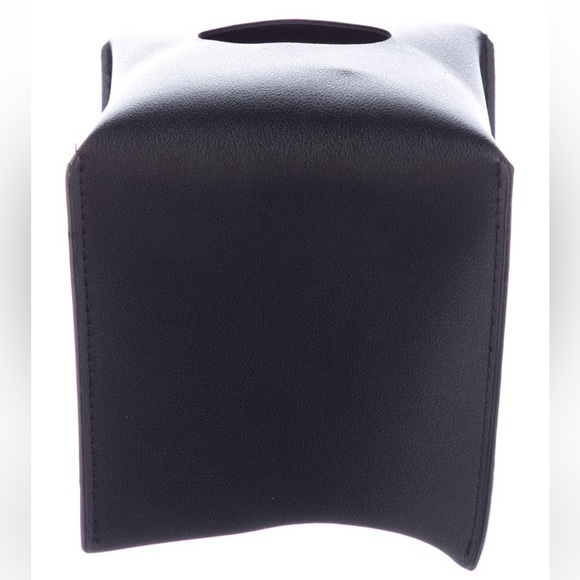 Nicole Sassaman Leather Tissue Box Cover - Picture 1 of 4